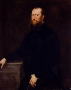 雅格佈 羅佈斯提 丁托列托 Portrait Of A Bearded Venetian Nobleman 雅格佈 羅佈斯提 丁托列托 Portrait Of A Bearded Venetian Nobleman